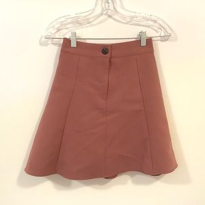 Korean School Flared A-line Mini Skirt
